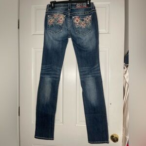 Miss Me Jeans Low-Rise Straight leg size 26